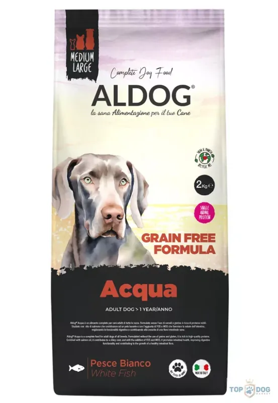 ALDOG ACQUA HIPOALLERGÉN KUTYATÁP MEDIUM 10 KG Végkiárusítás