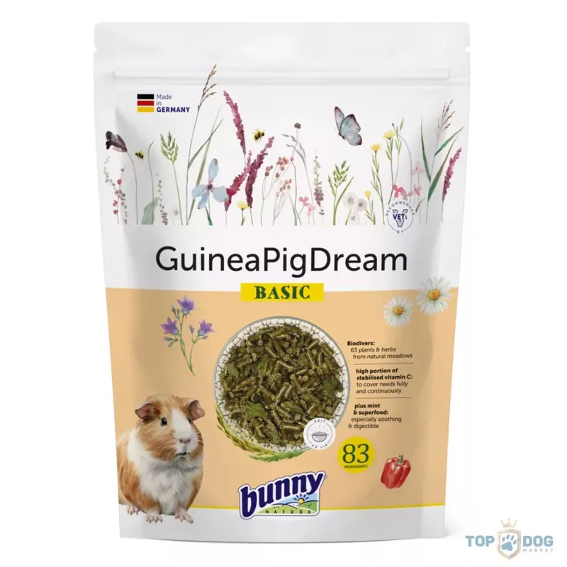 Korlátozott ajánlat Bunny Nature GuineaPigDream BASIC 600g