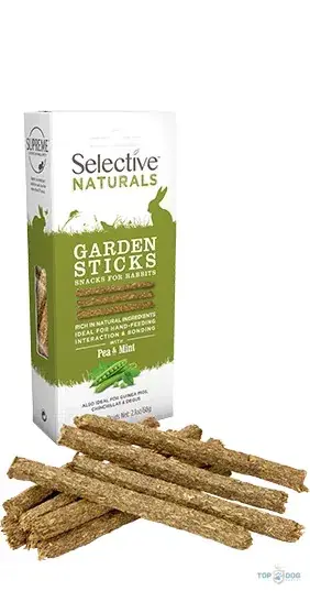 Biztonságos vásárlás Selective Naturals Garden Sticks snack 60gr (borsós-mentás)