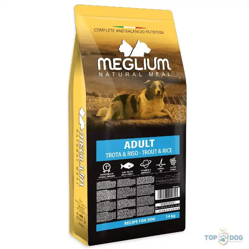Prémium Meglium Adult Sensible Trout & Rice 14 kg