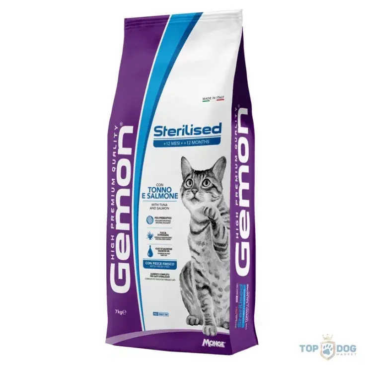 Biztonságos vásárlás Gemon 7kg Cat Steril Tonhal-Lazac