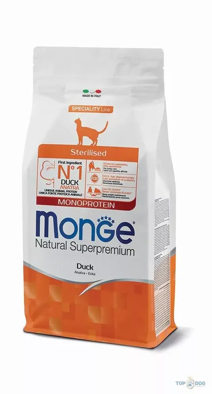 Monge Cat 1,5kg Steril Kacsa Monoprotein Akció