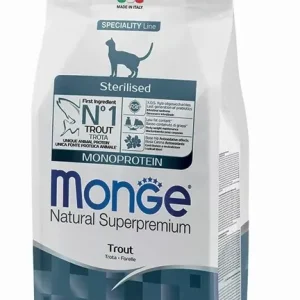 Monge Cat 400gr Steril Pisztráng Monoprotein Vásárlói kedvenc