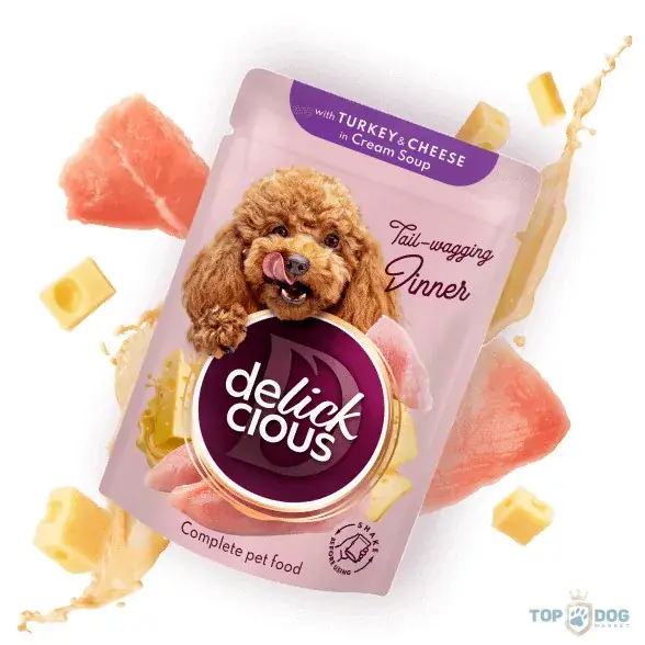Vedd meg most Delickcious Dog Dinner 85g Pulyka Sajt