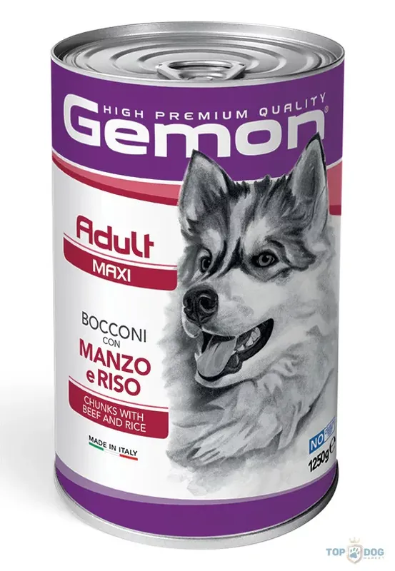 Gemon Dog 1250g Maxi Marha és Rizs Expressz kézbesítés