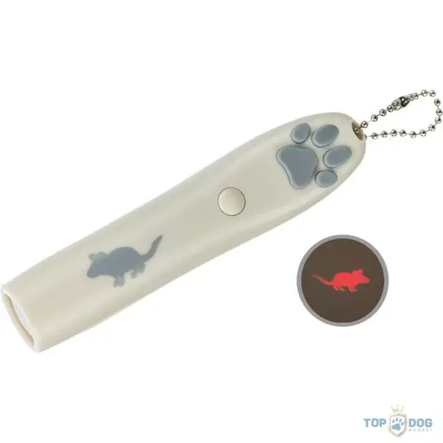 Szezonális akció TRX41310 LED Pointer Catch the Light, Mouse - játék (led mutató, egér mintával) macskák részére (11cm)