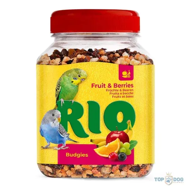 Újdonság RIO Gyümölcs Mix Hullámos Papagájnak 180g