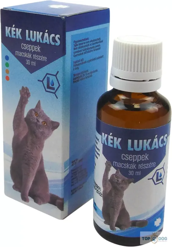 Kék Lukács cseppek macska 30ml Korlátozott ajánlat