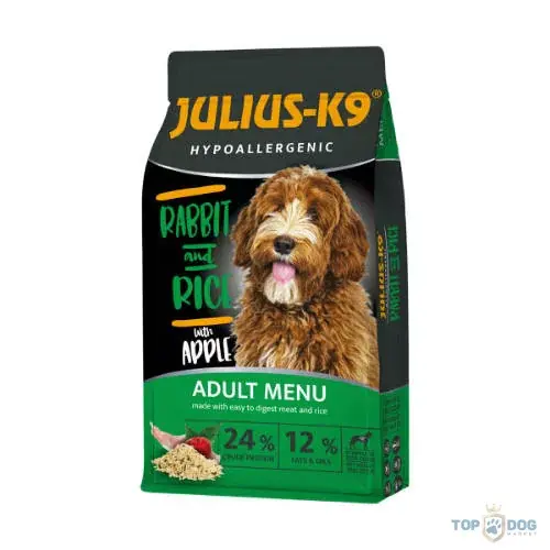 Julius K-9 Adult Hypoallergenic Rabbit&Rice 12kg Biztonságos fizetés