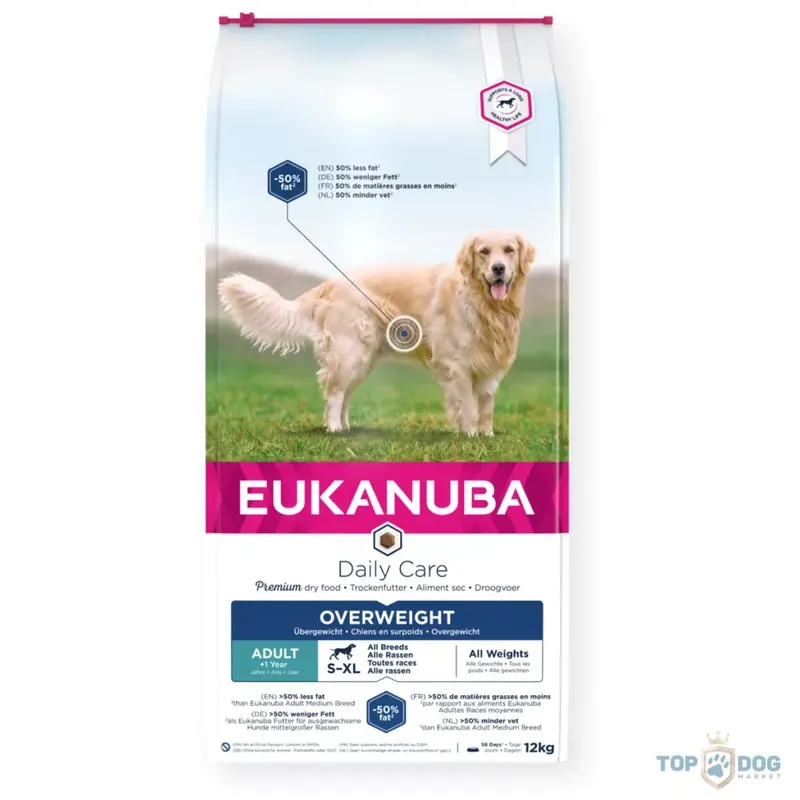 Eukanuba Daily Care Overweigt & Sterilised kutyatáp 12kg Végkiárusítás