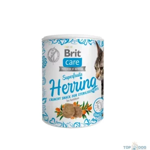 Alacsony ár Brit Care Cat Snack Superfruits Hering 100g