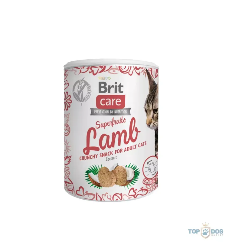 Brit Care Cat Snack Superfruits Lamb 100g Kedvezményes ár