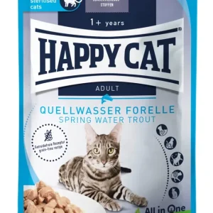 Korlátozott ajánlat Happy Cat Pouch pisztráng szószos 85gr