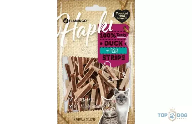 Vedd meg most Flamingo Hapki kacsa-hal strips 85gr 561001