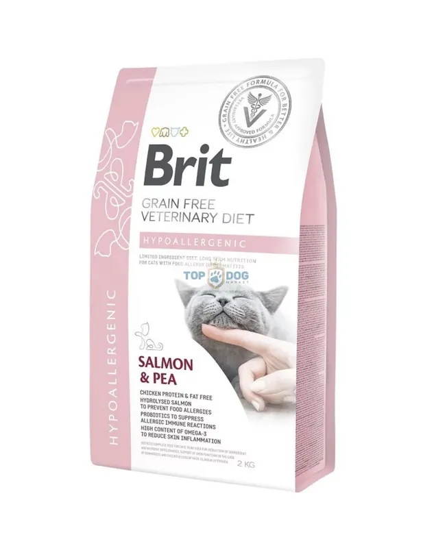 Árengedmény Brit GF Veterinary Diets Cat Hypoallergenic 2 kg
