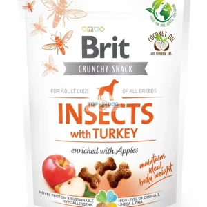 Legjobb ár Brit Care Dog Crunchy Cracker Insects with Turkey and Apples 200g