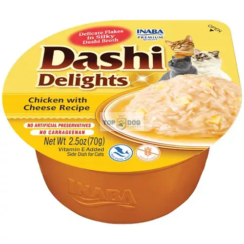 Inaba Ciao Dashi Delights csirkével és sajttal 70gr Vásárlói kedvenc