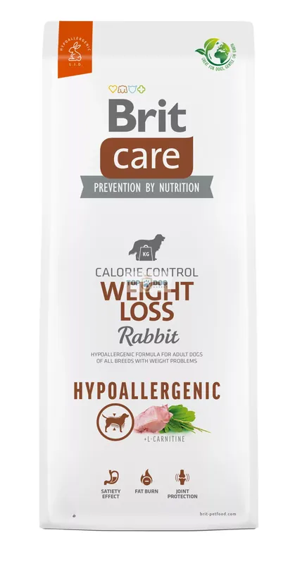Szezonális akció Brit Care Weight Loss Nyúl Rizs 3kg