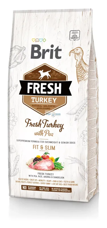 Brit Fresh Turkey with pea FitSlim 12kg Kihagyhatatlan ajánlat