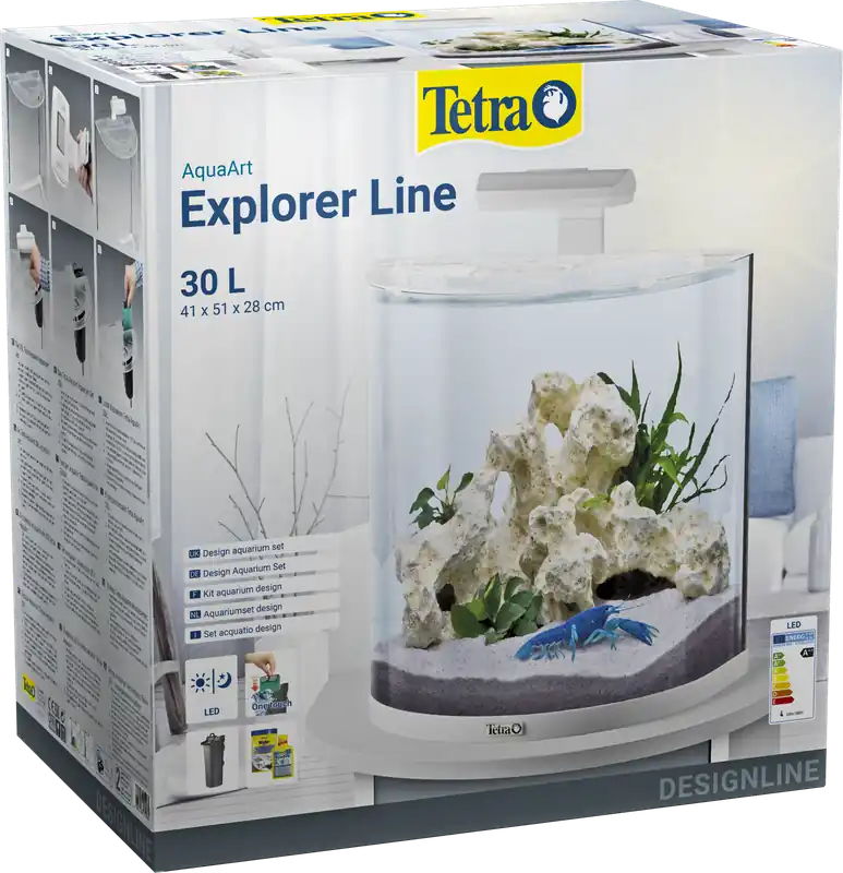 Biztonságos vásárlás Tetra AquaArt Explorer LED 30L, Fekete