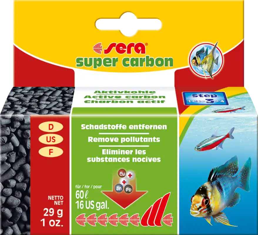 Sera super carbon, 1 kg Ne maradj le
