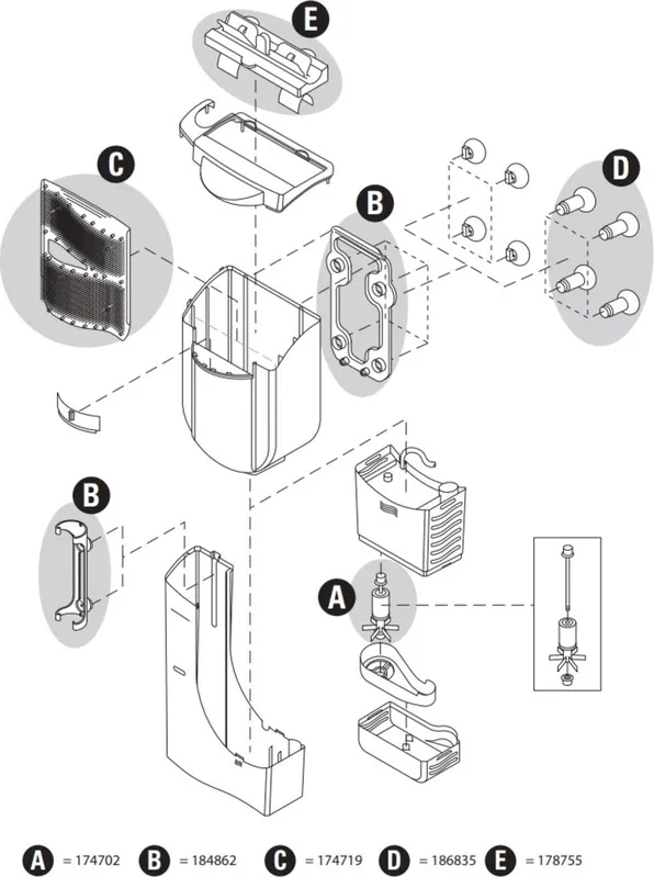 Akció Tetra EasyCrystal FilterBox 600 rotor