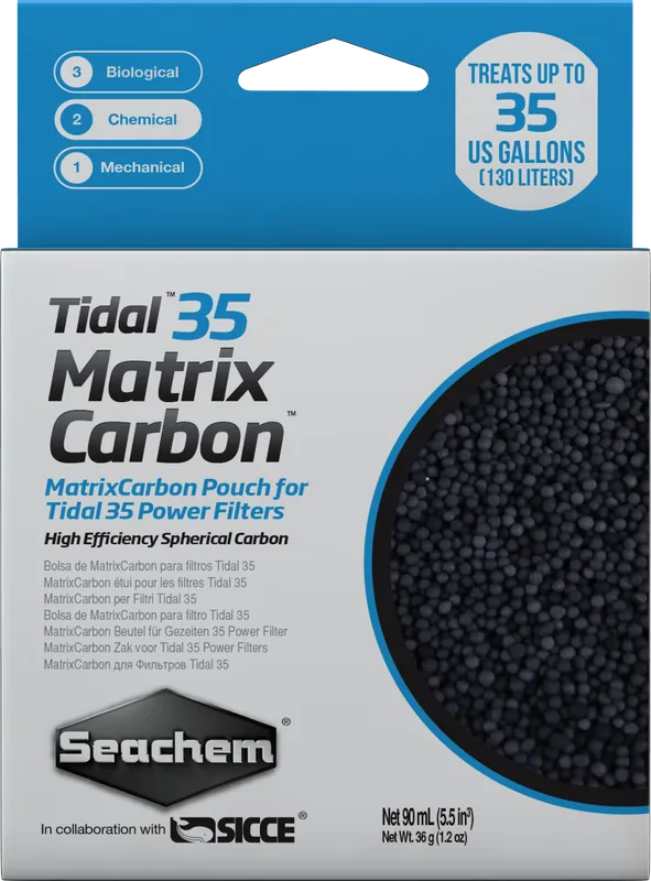 Seachem Tidal 35 - MatrixCarbon szűrőközeg Árcsökkenés