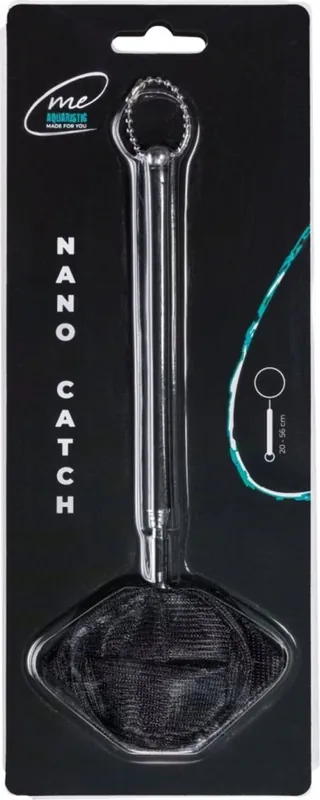 Olcsó me Aquaristic Me Nano Catch háló, fekete, kerek