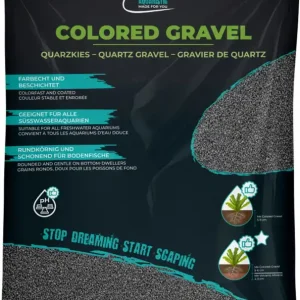 Csak ma me Aquaristic Me Colored Gravel Granite Grey, 1-2 mm, 10 kg