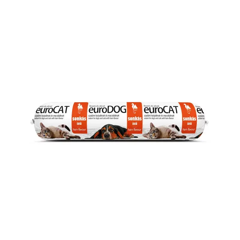 Bestseller EURO DOG/CAT SZALÁMI 1KG SONKA/HAM