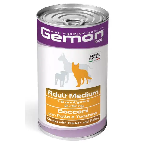 GEMON DOG Adult Medium Csirkével és pulykával 1250g Legjobb ár