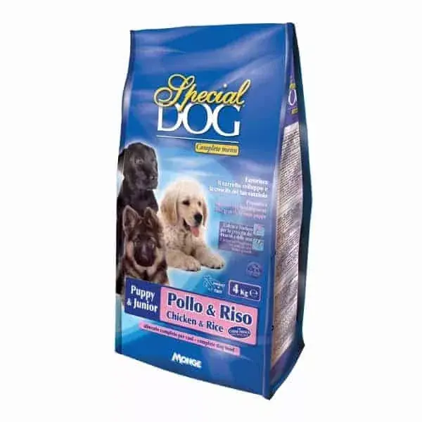 Outlet SPECIAL DOG Száraz táp kölyökkutyáknak csirke-rizs 4kg