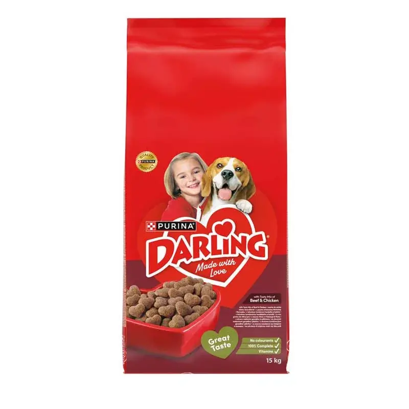 Árcsökkenés DARLING kutyatáp Marha-Csirke 15kg