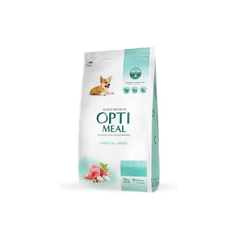 Kedvezmény OPTIMEAL DOG DRY PUPPY ALL 12KG PULYKA