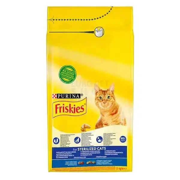 Népszerű FRISKIES Sterilised Lazaccal 1,5kg