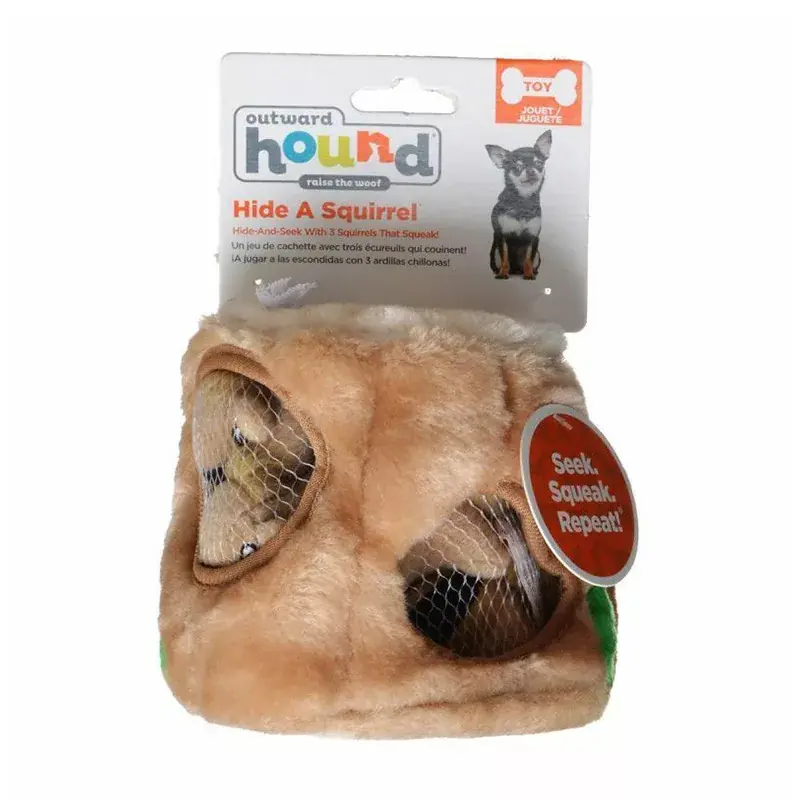 Outward Hound mókusodú interaktív plüss kutyajáték (small) Prémium