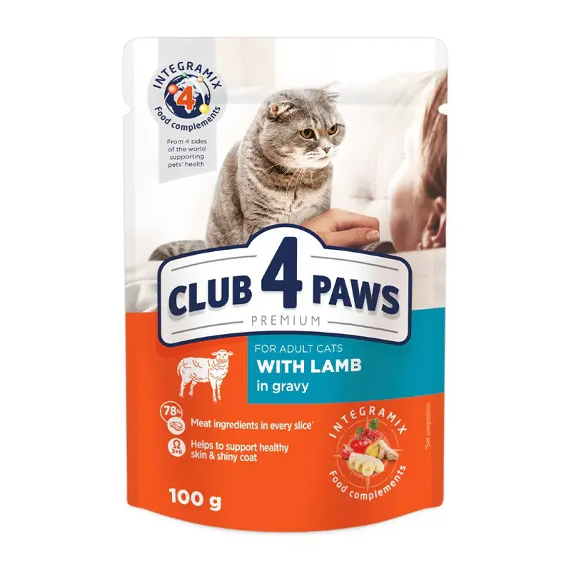 CLUB 4 PAWS CAT BÁRÁNY 100G Expressz kézbesítés