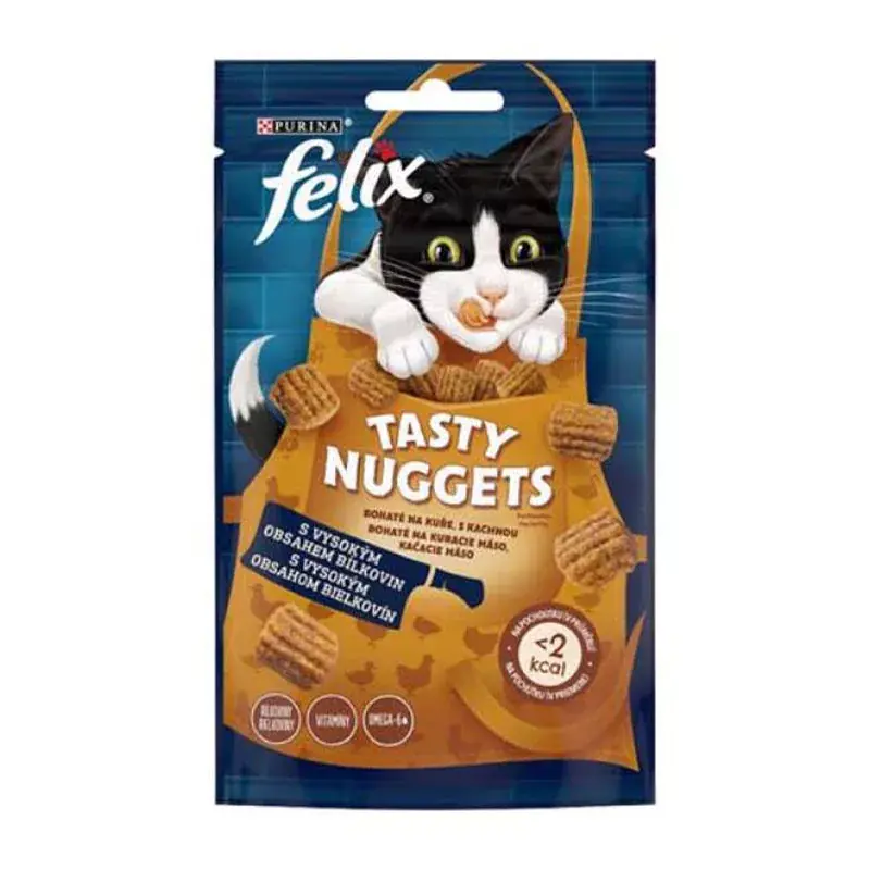 Akció FELIX 50G TASTY NUGGETS CSIRKE-KACSA