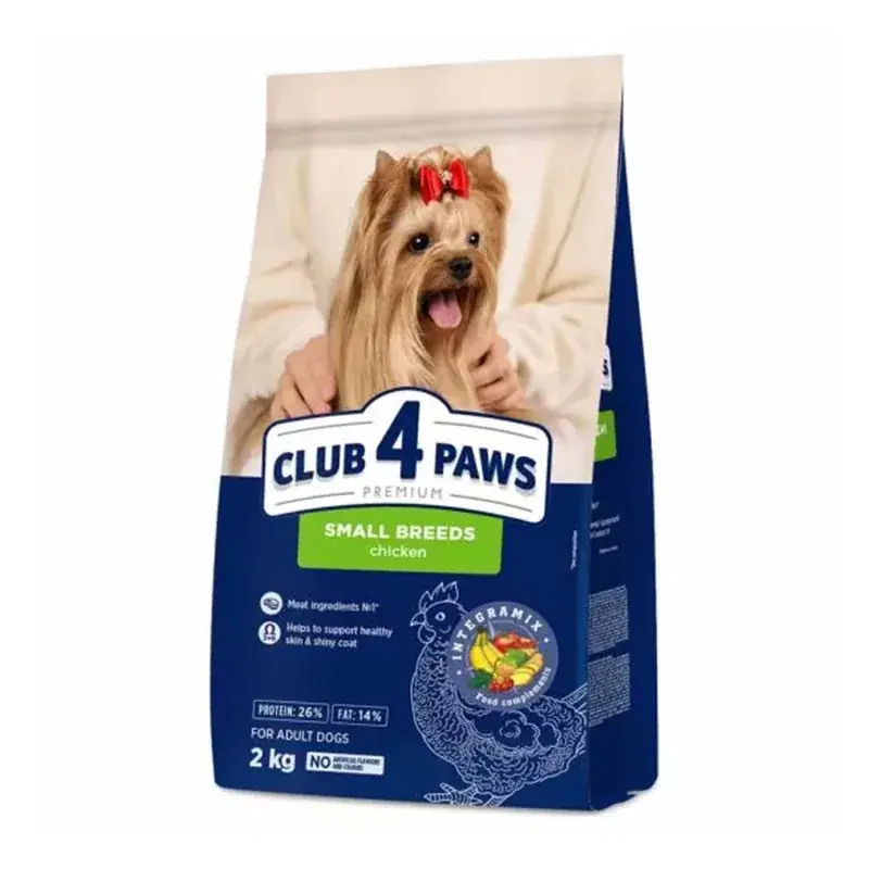 CLUB4PAWS DOG DRY SMALL 2KG CSIRKE Vedd meg most