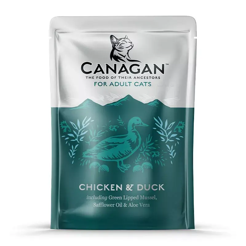 CANAGAN MACSKA POUCH 85G CSIRKE&KACSA Expressz kézbesítés