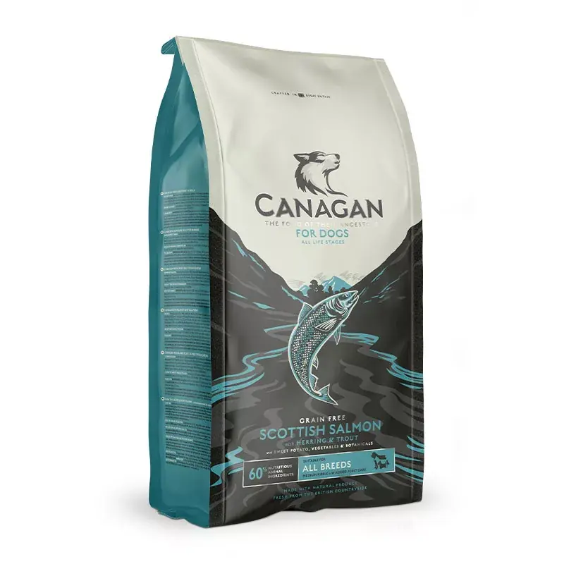 Expressz szállítás CANAGAN DOG SCOTTISH SALMON SZÁRAZ KUTYATÁP 12KG SKÓT LAZAC