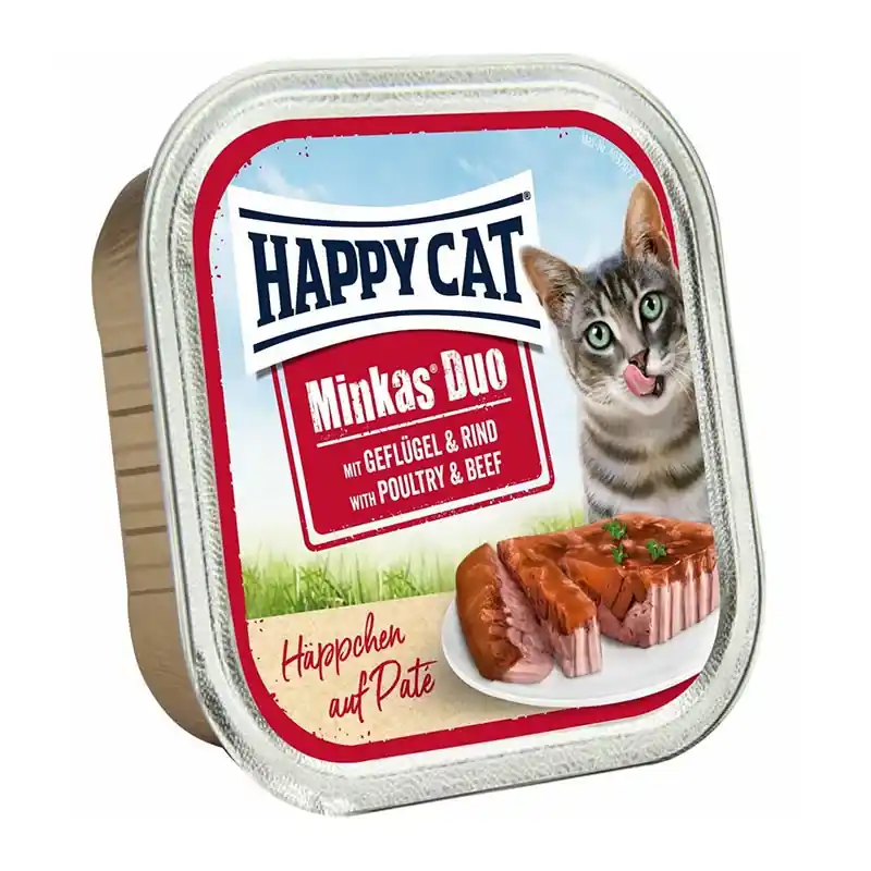 xHAPPY CAT MINKAS DUO ALUTÁLKA 100G SZÁRNYAS-MARH Alacsony ár