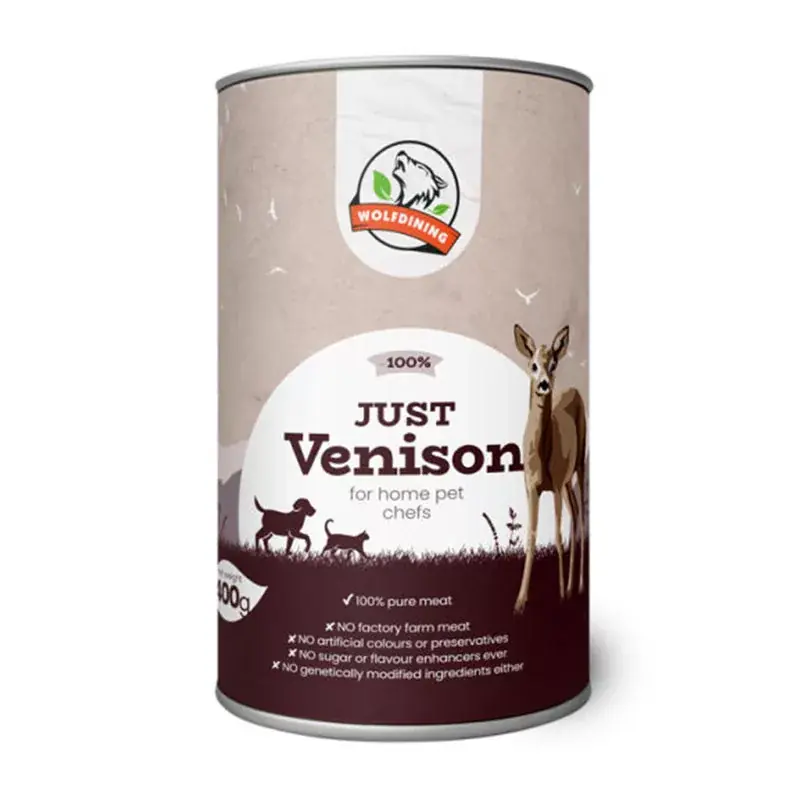 FARKASKONYHA KUTYA JUST VENISON 400 G Biztonságos fizetés