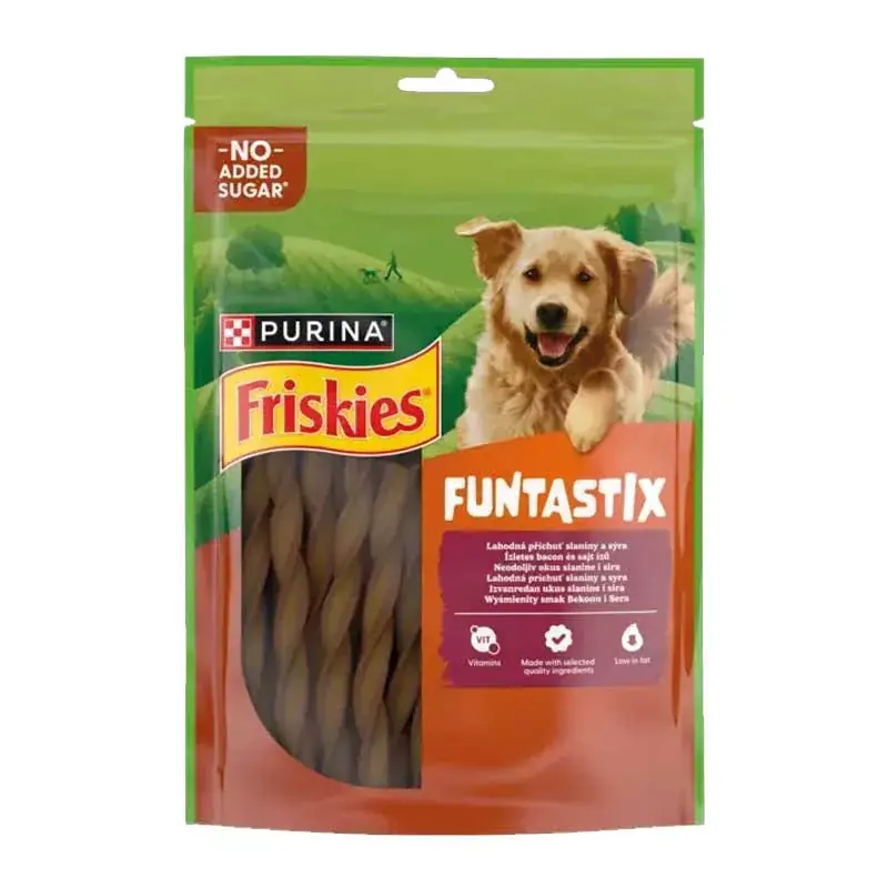 Szezonális akció FRISKIES Funtastix jutalomfalat kutyáknak 175g