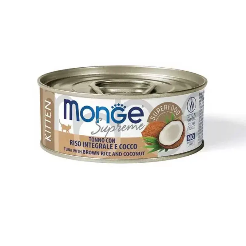 MONGE CAT TONHAL-KÓKUSZ KITTEN 80G KONZERV Szuper akció