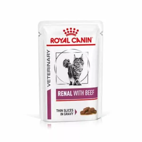 Royal Canin Cat Renal with beef 85g Expressz szállítás