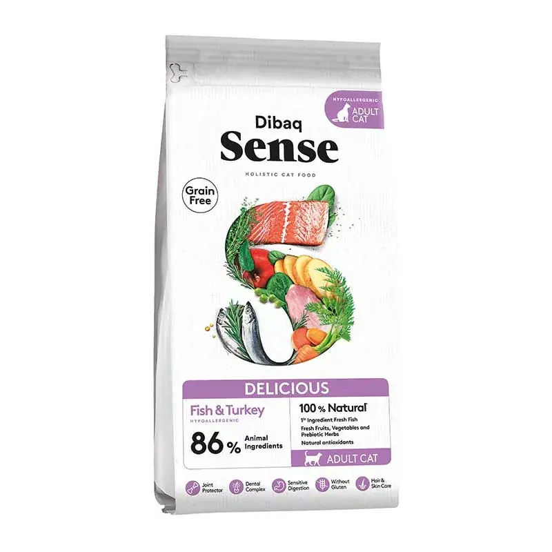 Dibaq Sense CAT Grain Free DELICIOU 1,5 kg Hal-Pulyka Kedvezményes ár