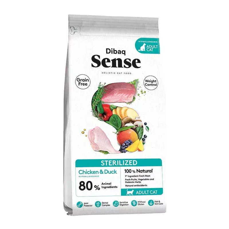 Vedd meg online Dibaq Sense CAT Grain Free STERILIZ 6 kg Csirke-Kacsa