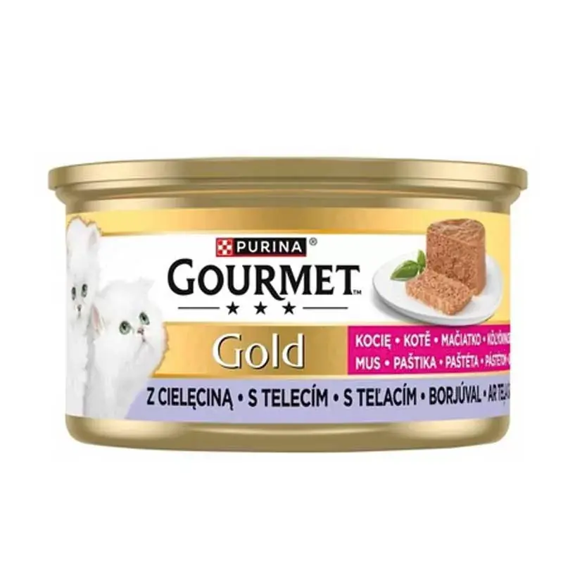 GOURMET GOLD KITTEN MOUSSE 85G BORJÚ Biztonságos vásárlás