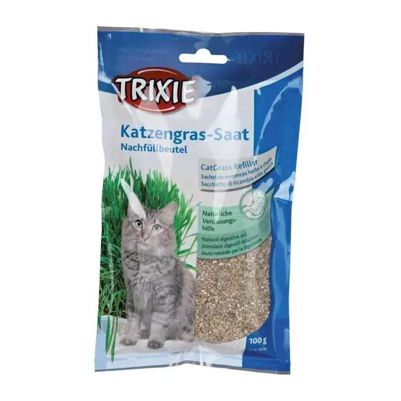 TRIXIE CATGRASS MACSKAFŰ 100G UTÁNTÖLTŐ Csak ma